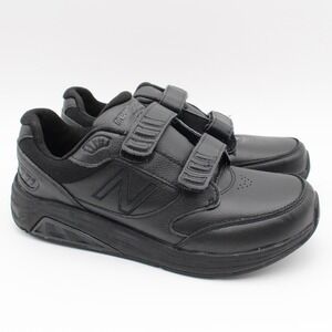 New Balance 928v3 Womens Size 9D Wide Width Black Leather Walking Shoes
